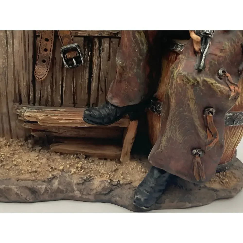 Picture Frame 3D Western Scene Cowboy Home Decor - Over 2.5lbs - Well Made